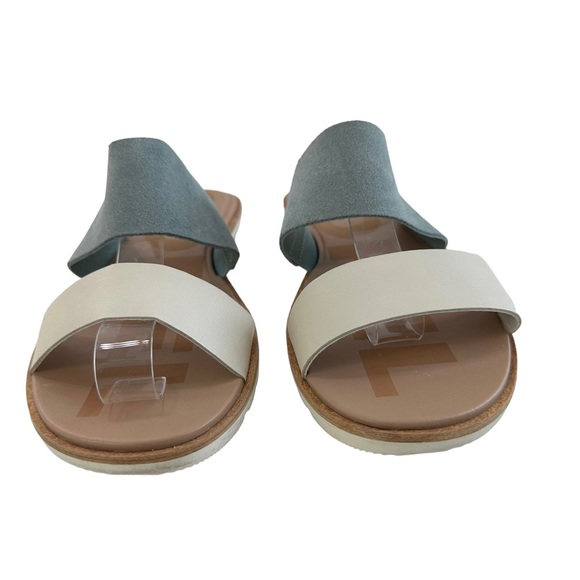 Sorel Ella II Crushed Blue/Chalk Slide Sandals Size 8.5 - Picture 6 of 16